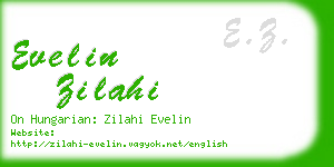 evelin zilahi business card